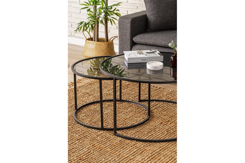 Kashiwa Sofabord 80 cm - Sort - Møbler - Borde - Sofabord