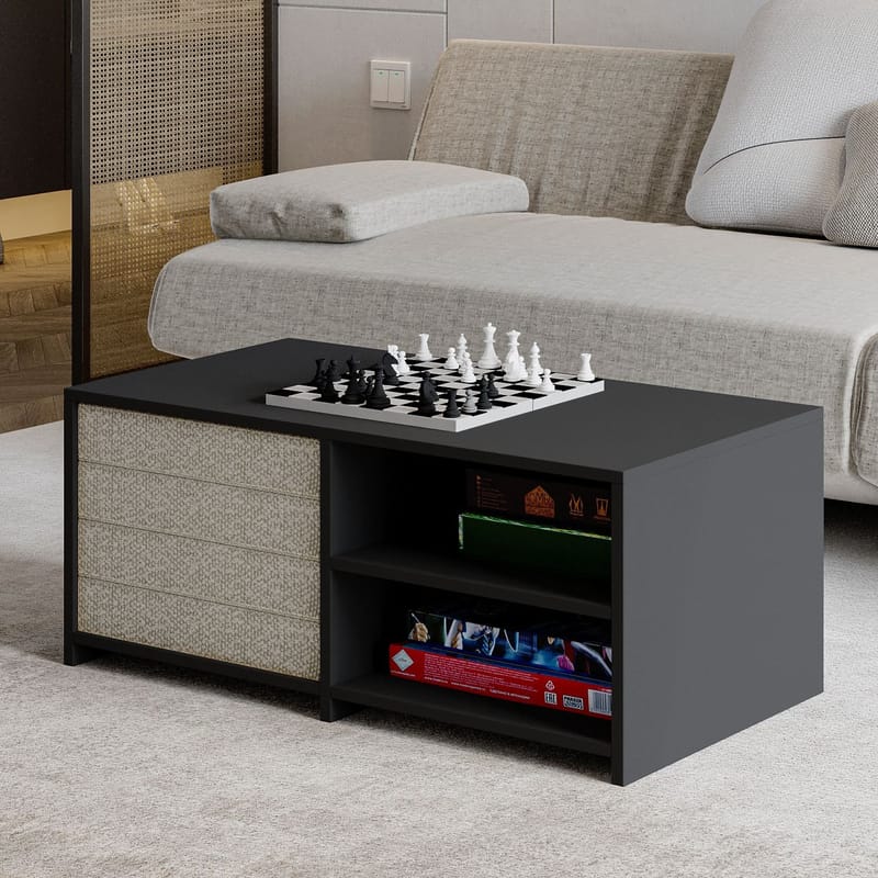 Kavon Sofabordssæt 90x44,1x45 cm - Antracit - Møbler - Borde - Sofabord