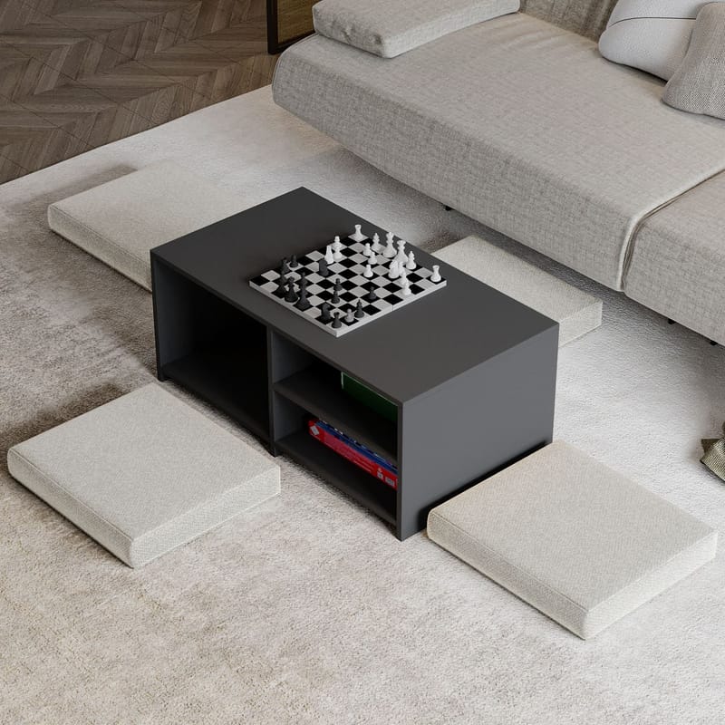 Kavon Sofabordssæt 90x44,1x45 cm - Antracit - Møbler - Borde - Sofabord