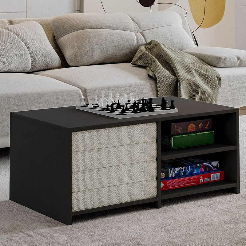 Kavon Sofabordssæt 90x44,1x45 cm - Antracit - Møbler - Borde - Sofabord