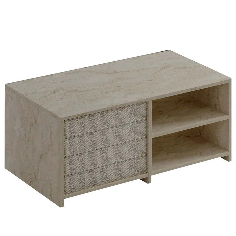Kavon Sofabordssæt 90x44,1x45 cm - Travertin - Møbler - Borde - Sofabord