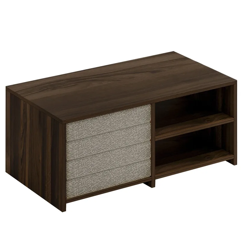 Kavon Sofabordssæt 90x44,1x45 cm, Valnød