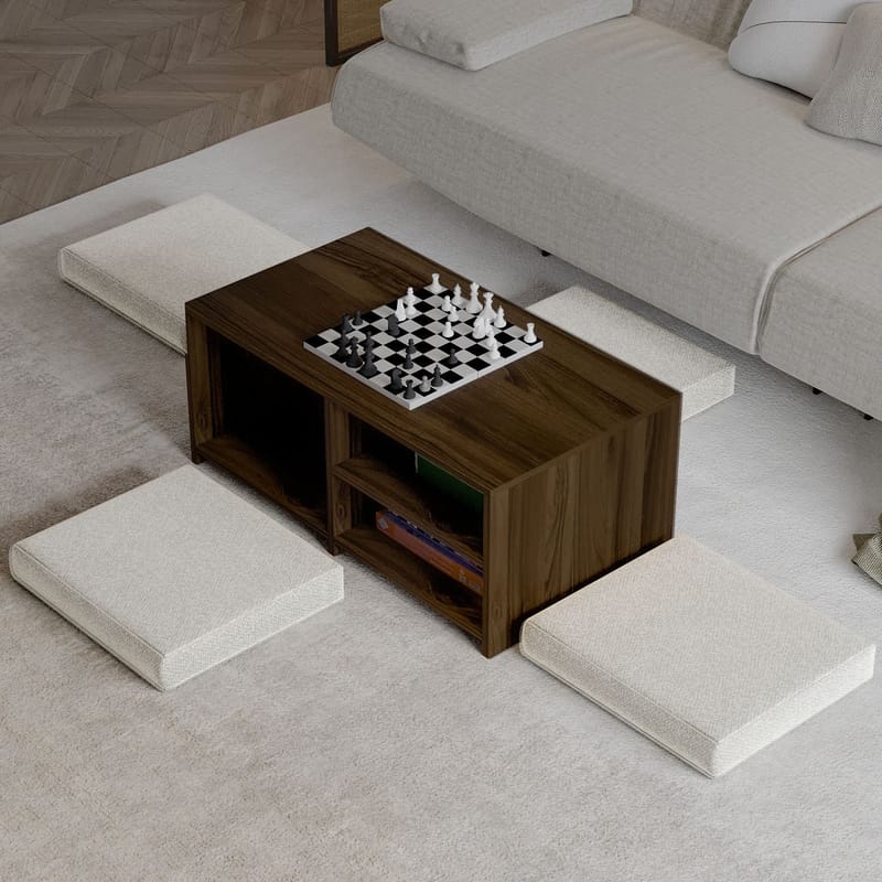 Kavon Sofabordssæt 90x44,1x45 cm - Valnød - Møbler - Borde - Sofabord