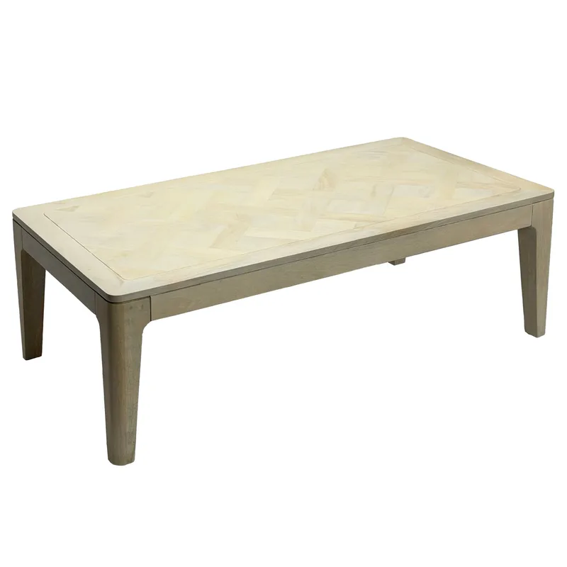 Kelela sofabord 120 cm, Hvidbejdset
