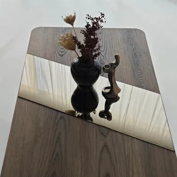 Kelrosin sofabord rektangulært - Bronzie/Valnød - Møbler - Borde - Sofabord