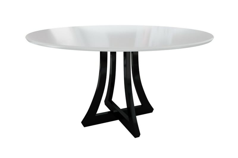Kendale Spisegruppe - Hvid/Lyserød/Sort - Spisebordssæt