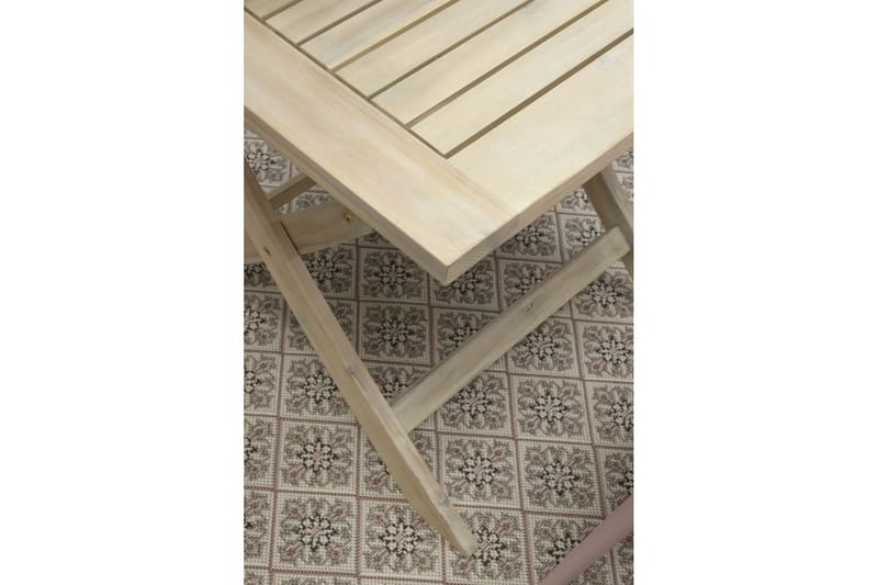 Kent Klapbord 80 cm Brun/Whitewash - Garden Impressions - Semmenfoldeligt bord