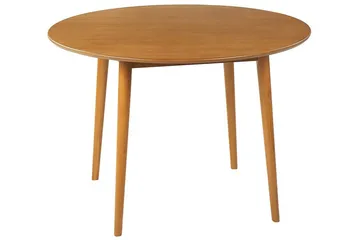 Kindersley Spisebord 110 cm Rund - Lysebrun - Møbler - Borde - Spisebord og køkkenbord