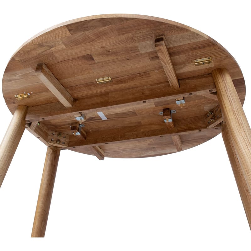 Klapbord HOME4YOU Birka D90x75 cm Eg - Naturlig lys eg - Møbler - Borde - Semmenfoldeligt bord