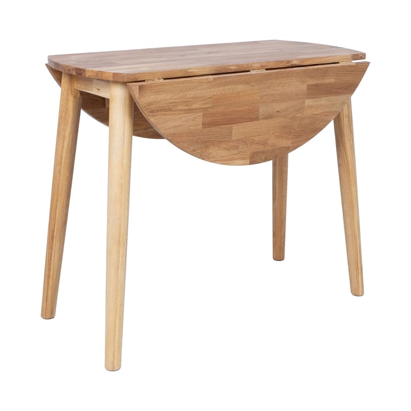 Klapbord HOME4YOU Birka D90x75 cm Eg - Naturlig lys eg - Møbler - Borde - Semmenfoldeligt bord