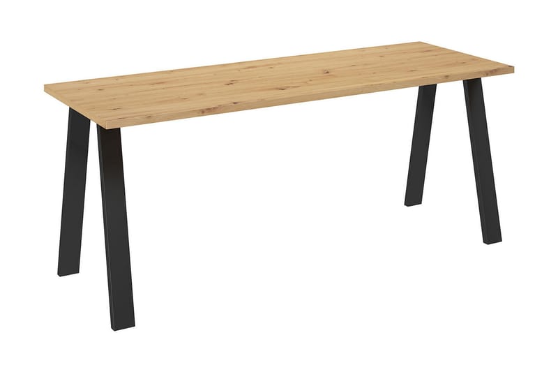 Kleos Spisebord 185 cm - Natur/Sort - Spisebord og køkkenbord