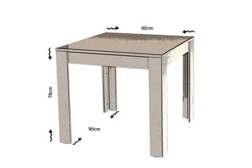 Komfortabelt bord - Møbler - Borde - Spisebord og køkkenbord