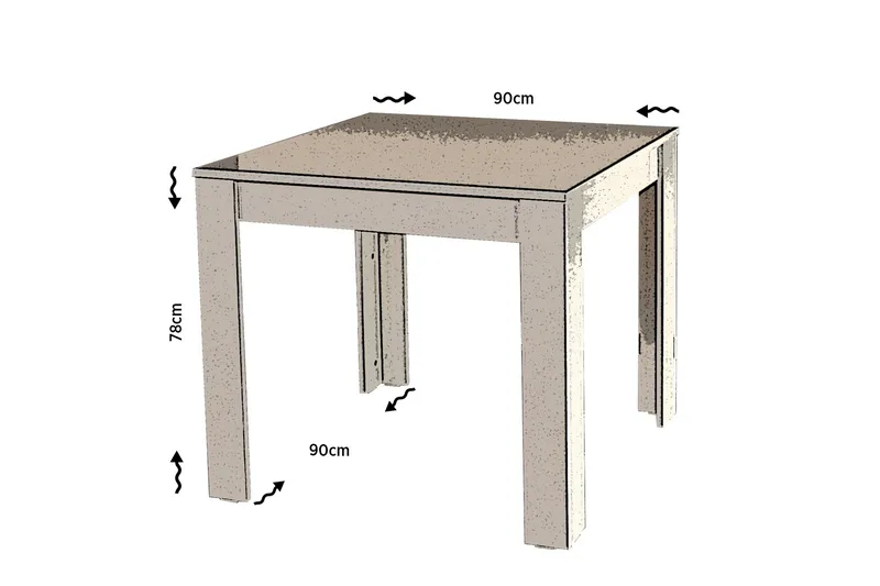 Komfortabelt bord - Møbler - Borde - Spisebord og køkkenbord