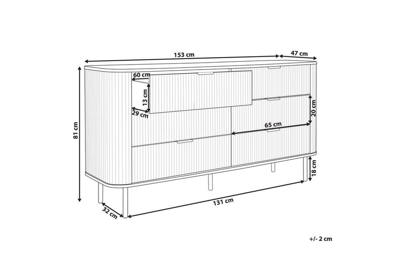 Kommode Bradley - Møbler - Borde - Sminkebord & konsolbord
