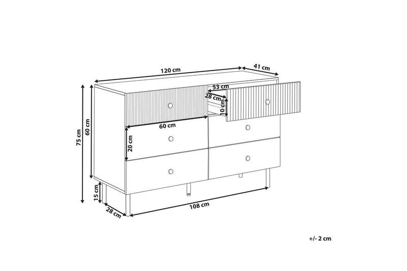 Kommode Coventry - Møbler - Borde - Sminkebord & konsolbord