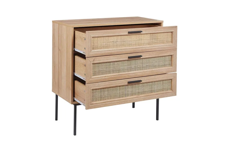Kommode Pasco med 3 skuffer - Opbevaring - Opbevaringsmøbler - Kommode - Entrékommode