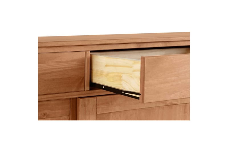 Konsolbord Loft24 Skænk Harry 170x40x85 cm, bejdset/voks Brun,Natur - Møbler - Borde - Aflastningsbord - Entrébord