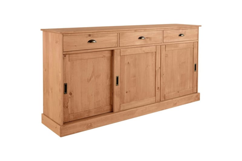 Konsolbord Loft24 Skænk Harry 170x40x85 cm, bejdset/voks Brun,Natur, undefined