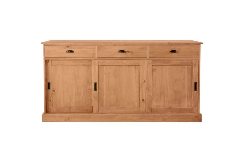 Konsolbord Loft24 Skænk Harry 170x40x85 cm, bejdset/voks Brun,Natur - Møbler - Borde - Aflastningsbord - Entrébord