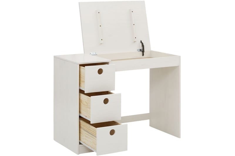 Masoomya Skrivebord 100 cm - Hvid - Møbler - Borde - Kontorbord - Skrivebord