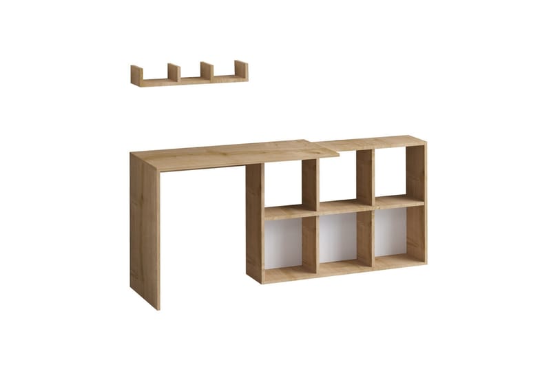 Blake Skrivebord 145x45 cm Brun, Hanah Home