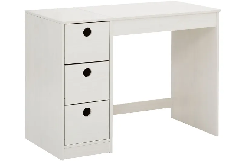 Masoomya Skrivebord 100 cm, Hvid