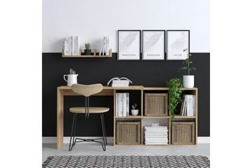 Blake Skrivebord 145x45 cm Brun - Hanah Home - Møbler - Borde - Kontorbord - Skrivebord