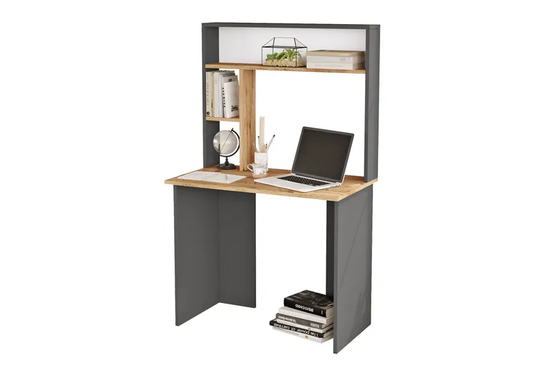 Kaiji Skrivebord 90x51,6 cm Mørk Blå/Sort, Hanah Home