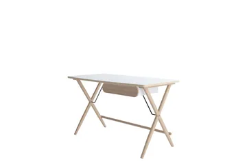 Aditiya Skrivebord 67x135 cm - Hvid - Møbler - Borde - Kontorbord - Skrivebord