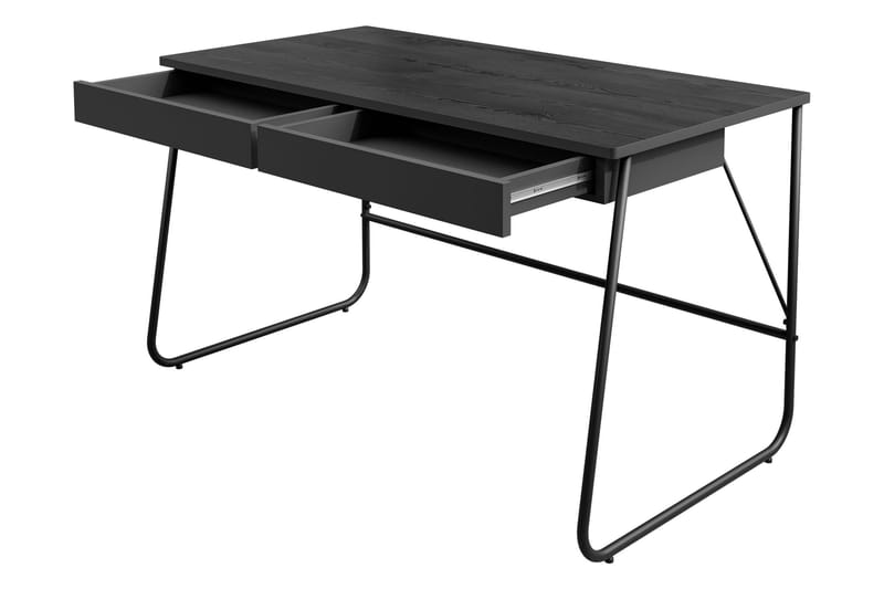 Aditiya Skrivebord 67x135 cm - Sort - Møbler - Borde - Kontorbord - Skrivebord