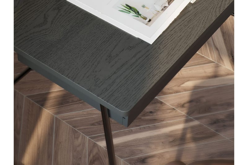 Aditiya Skrivebord 67x135 cm - Sort - Møbler - Borde - Kontorbord - Skrivebord