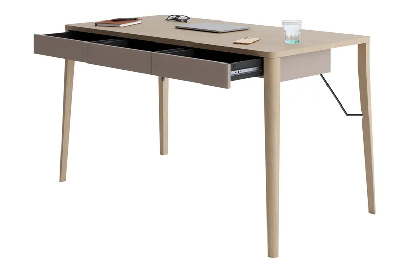 Aditiya Skrivebord 71x139 cm - Brun - Møbler - Borde - Kontorbord - Skrivebord