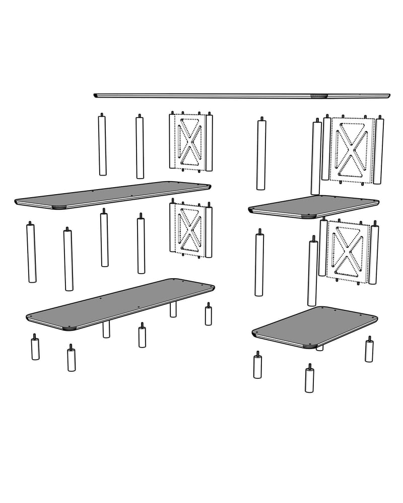 Akiliano Skrivebord 145 cm - Eg - Møbler - Borde - Kontorbord - Skrivebord