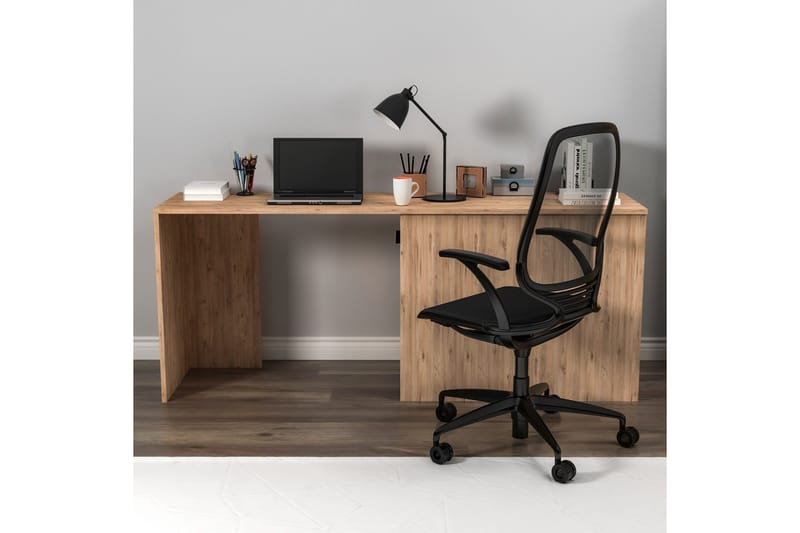 Akser Skrivebord 47x180 cm - Brun/Antracit - Møbler - Borde - Kontorbord - Skrivebord
