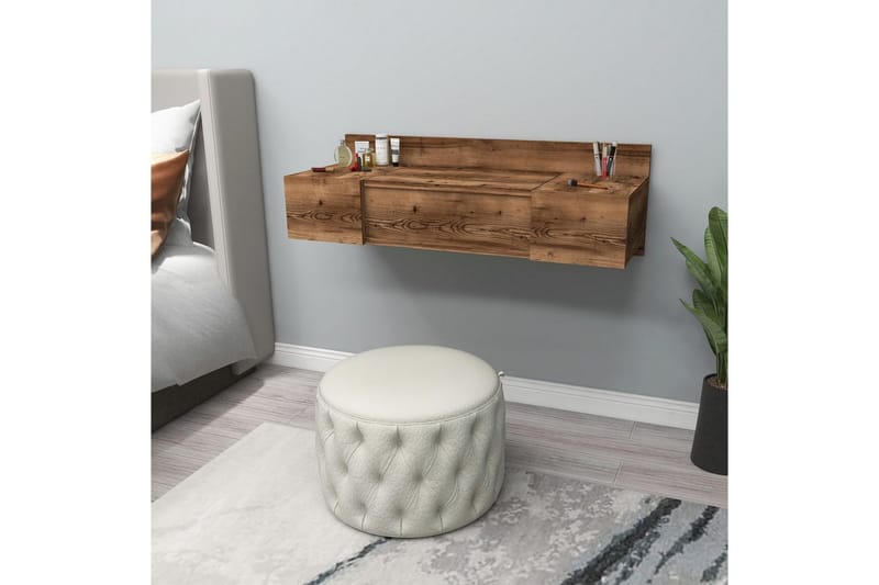 Andifli Toiletbord 100 cm - Brun - Møbler - Borde - Kontorbord - Skrivebord