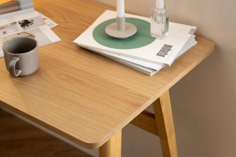 Angan Skrivebord 60x60 cm - Natur - Møbler - Borde - Kontorbord - Skrivebord