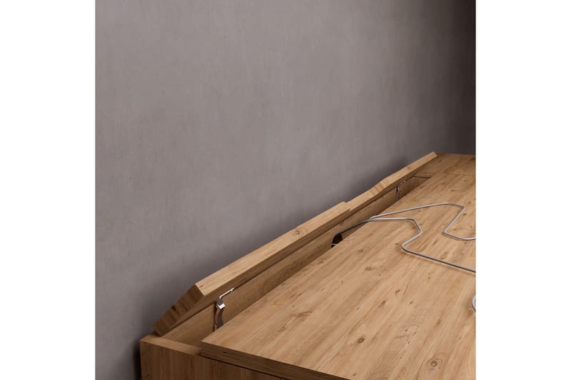 Atlas Skrivebord 55x160 cm - Brun - Møbler - Borde - Kontorbord - Skrivebord