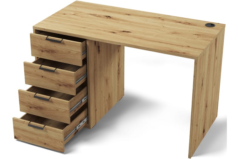 Barold Skrivebord 120x60 cm - Brun - Møbler - Borde - Kontorbord - Skrivebord