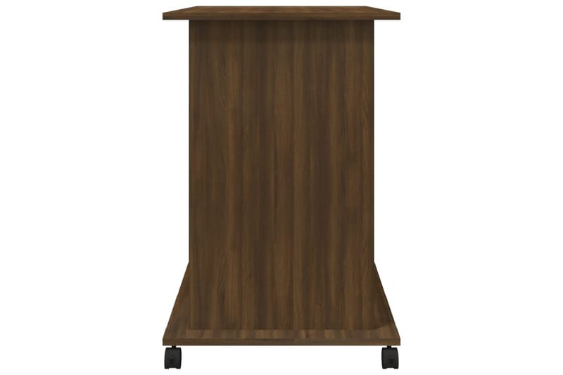 beBasic computerbord 80x50x75 cm konstrueret træ brun egetræsfarve - Brun - Skrivebord