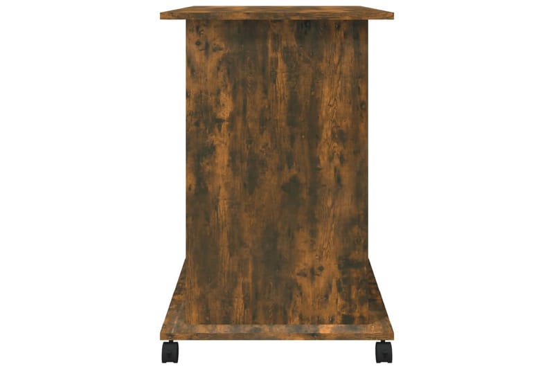 beBasic computerbord 80x50x75 cm konstrueret træ røget egetræsfarve - Brun - Møbler - Borde - Kontorbord - Skrivebord