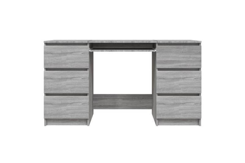 beBasic skænk 140x50x77 cm konstrueret træ grå sonoma-eg - GrÃ¥ - Møbler - Borde - Kontorbord - Skrivebord