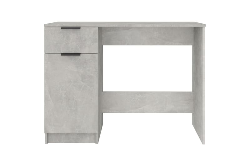 beBasic skrivebord 100x50x75 cm konstrueret træ betongrå - GrÃ¥ - Møbler - Borde - Kontorbord - Skrivebord