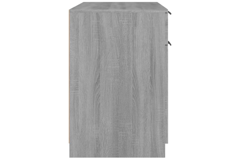beBasic skrivebord 100x50x75 cm konstrueret træ grå sonoma-eg - GrÃ¥ - Møbler - Borde - Kontorbord - Skrivebord