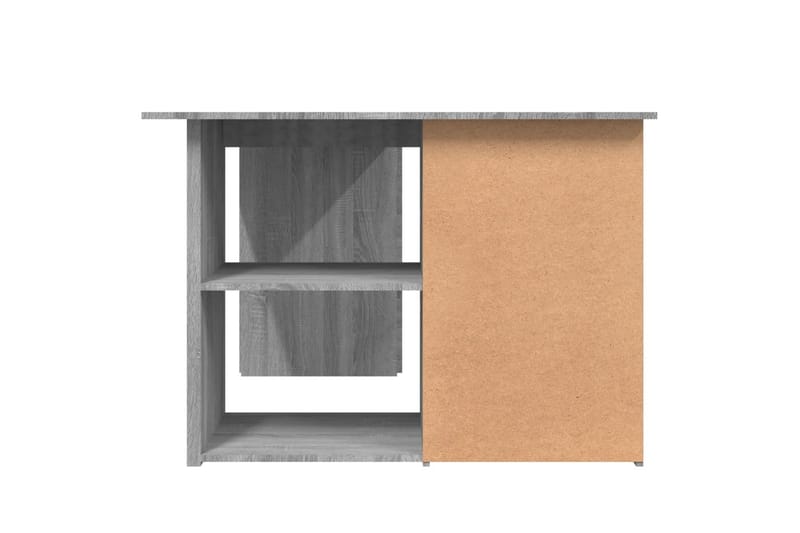 beBasic skrivebord 145x100x76 cm konstrueret træ grå sonoma-eg - GrÃ¥ - Møbler - Borde - Kontorbord - Skrivebord