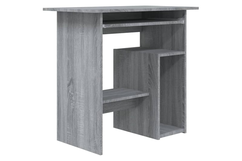 beBasic skrivebord 80x45x74 cm konstrueret træ grå sonoma-eg - GrÃ¥ - Skrivebord