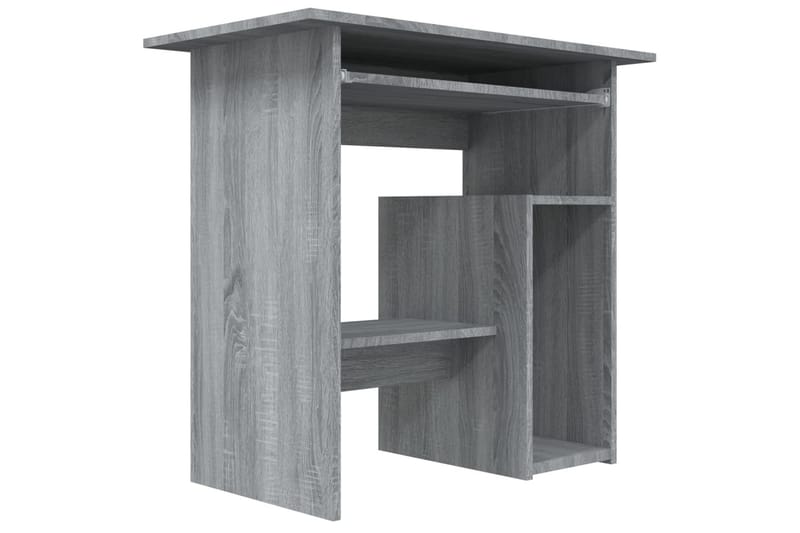beBasic skrivebord 80x45x74 cm konstrueret træ grå sonoma-eg - GrÃ¥ - Møbler - Borde - Kontorbord - Skrivebord