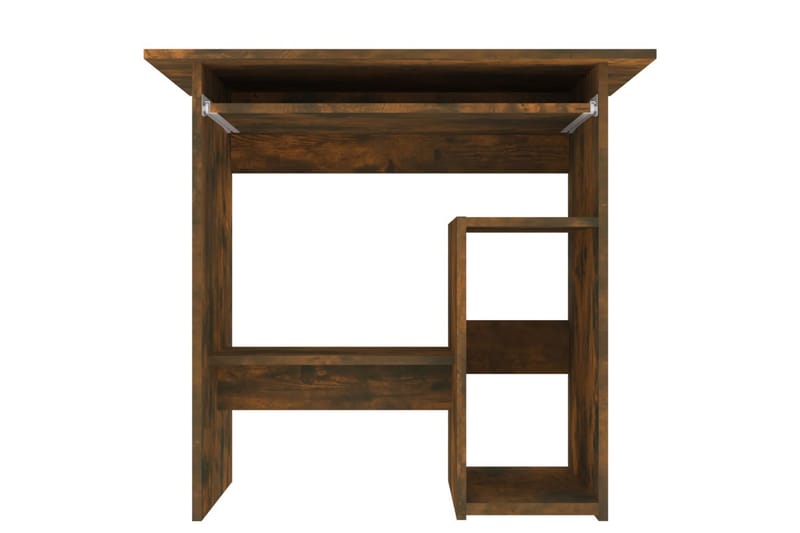 beBasic skrivebord 80x45x74 cm konstrueret træ røget egetræsfinish - Brun - Møbler - Borde - Kontorbord - Skrivebord