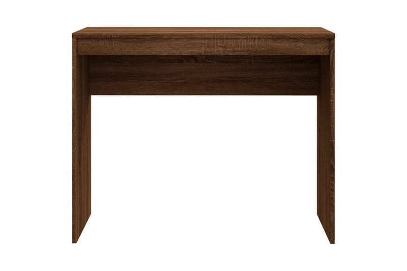 beBasic skrivebord 90x40x72 cm konstrueret træ brun egetræsfarve - Brun - Møbler - Borde - Kontorbord - Skrivebord