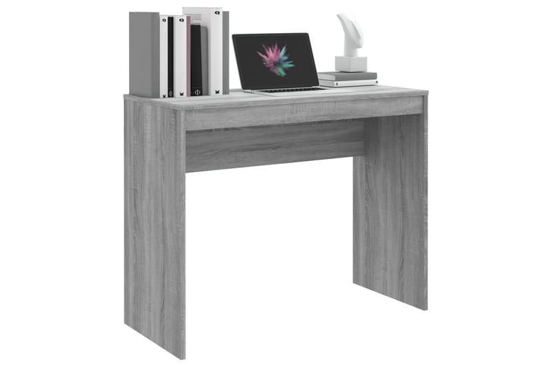 beBasic skrivebord 90x40x72 cm konstrueret træ grå sonoma-eg - GrÃ¥ - Møbler - Borde - Kontorbord - Skrivebord