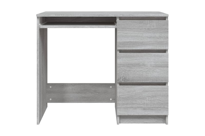 beBasic skrivebord 90x45x76 cm konstrueret træ grå sonoma-eg - GrÃ¥ - Møbler - Borde - Kontorbord - Skrivebord